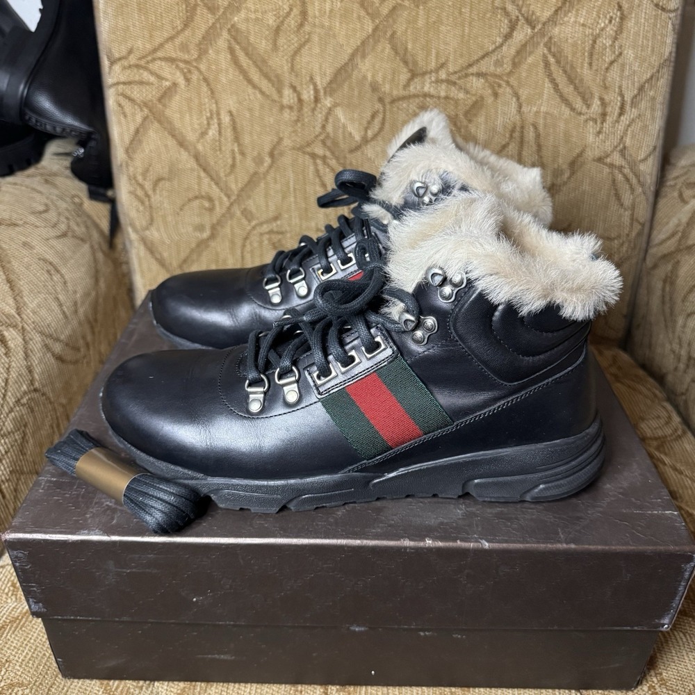 Gucci‎ Leather Shoes Men's Size 8.5 Excellent!